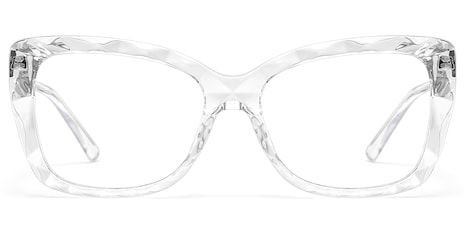 Elani - Square Crystal Eyeglasses