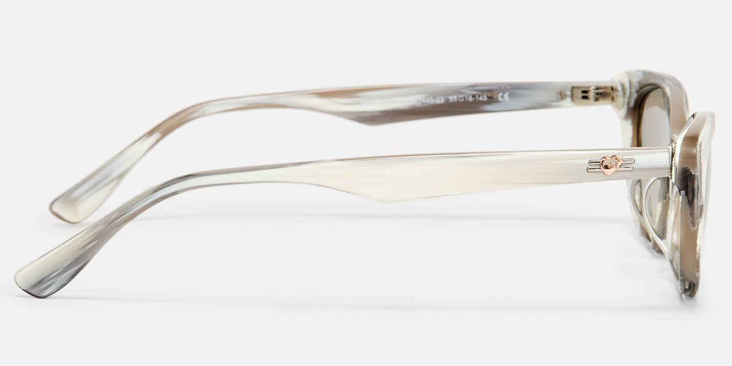 Jacinda - Cat Eye White Sunglasses product detail 3