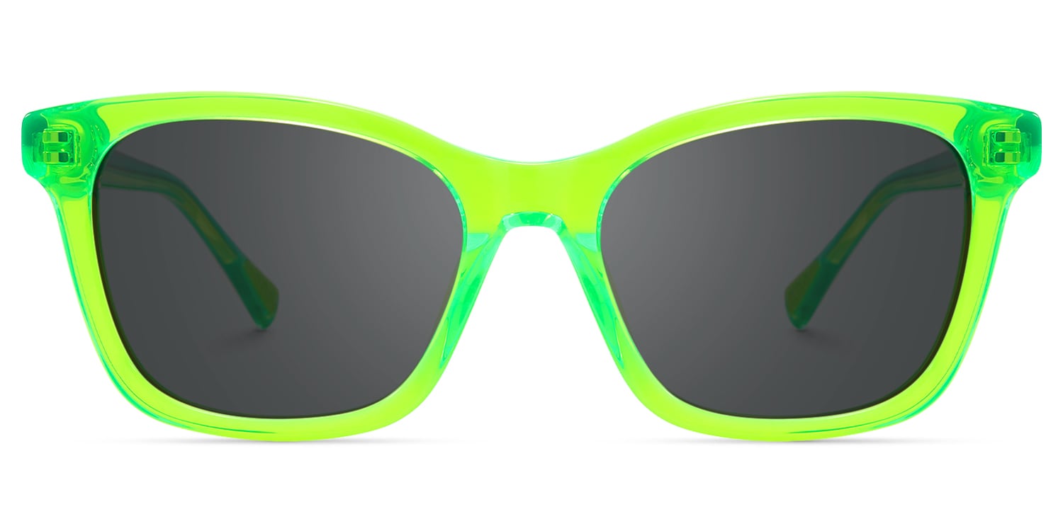 Coexist - Rectangle Green Sunglasses - 1