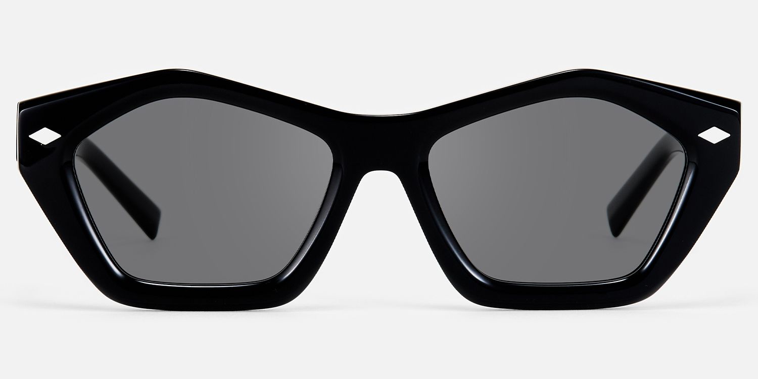Chiclyn - Geometric Black Sunglasses product detail 2