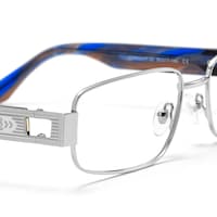 Cypher - Rectangle Silver Eyeglasses - 6