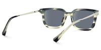 Denbeigh - Rectangle Pattern Sunglasses - 3