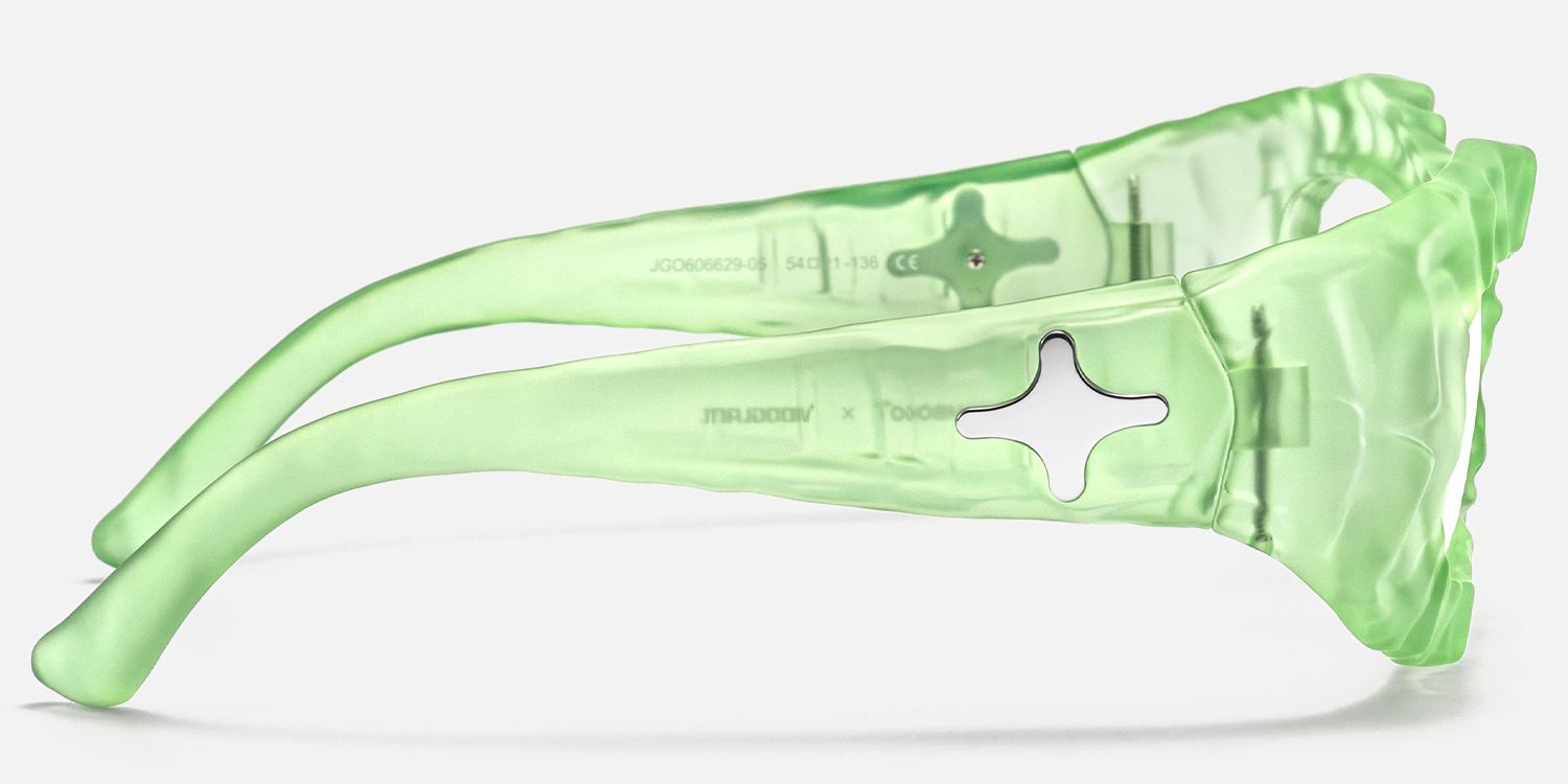 The Geologist - Geometric Green Eyeglasses product detail 3