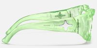 The Geologist - Geometric Green Eyeglasses | Vooglam Side View