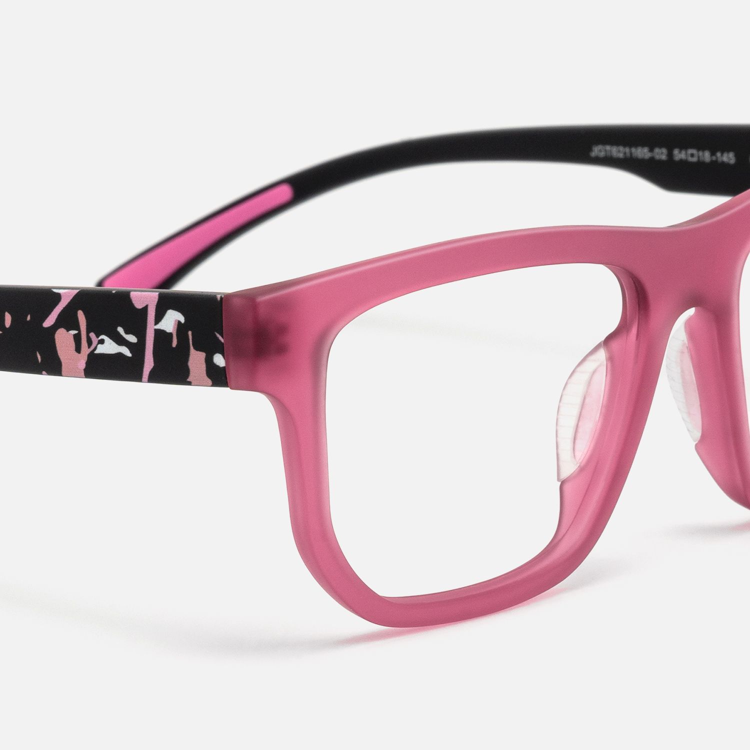 Nocturnal - Geometric Purple Eyeglasses product detail 4