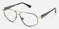 Trance - Aviator Two-tone Eyeglasses | Vooglam Front View