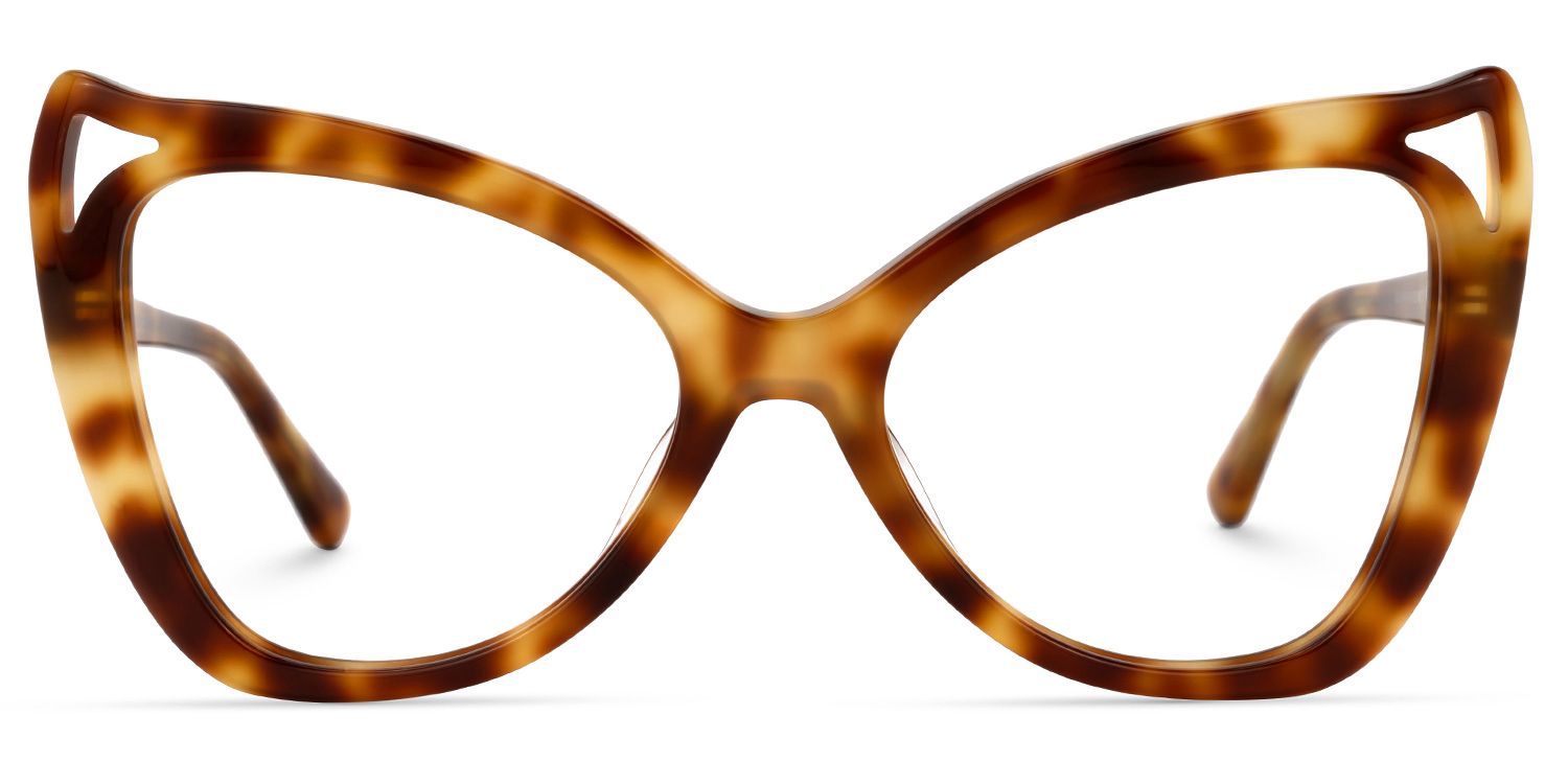 Bahadur - Cat Eye Tortoise Eyeglasses | Vooglam Angle View