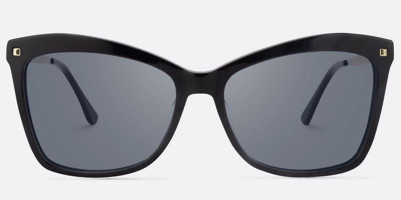 Libby - Butterfly Black Sunglasses