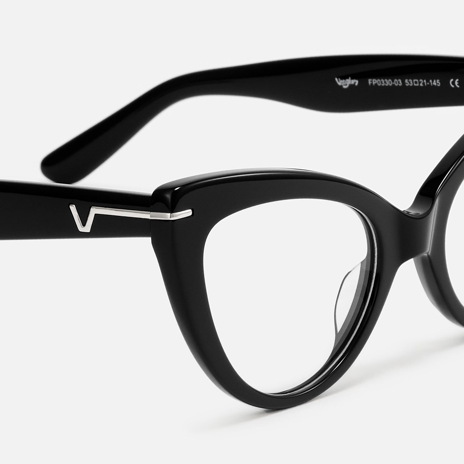 Veromca - Black Cat Eye Glasses product detail 4