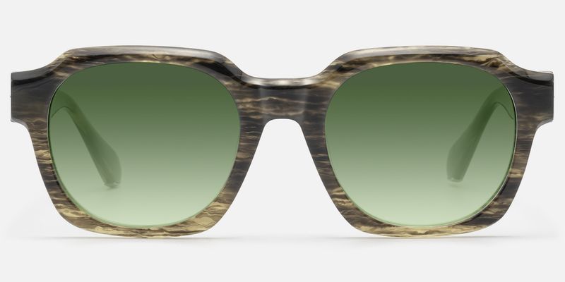 Vernon - Brown Horn Blue Gradient Green Shades | Vooglam