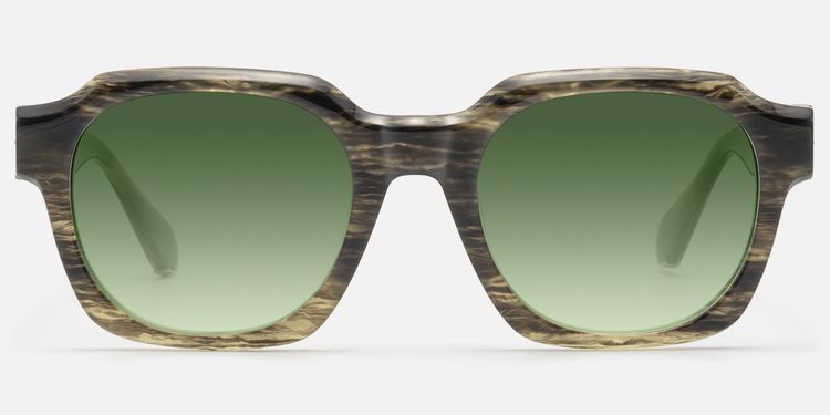 Vernon - Brown Horn Blue Gradient Green Shades | Vooglam