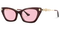 Siren - Cat Eye Red Sunglasses - 2