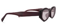 Vesper - Geometric Red Sunglasses - 5