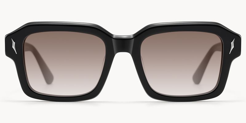 Blindspot - Square Black Sunglasses