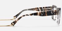 Rosa - Butterfly Pattern Eyeglasses | Vooglam Side View
