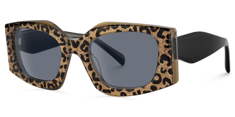 Tahlia - Geometric Tortoise Sunglasses