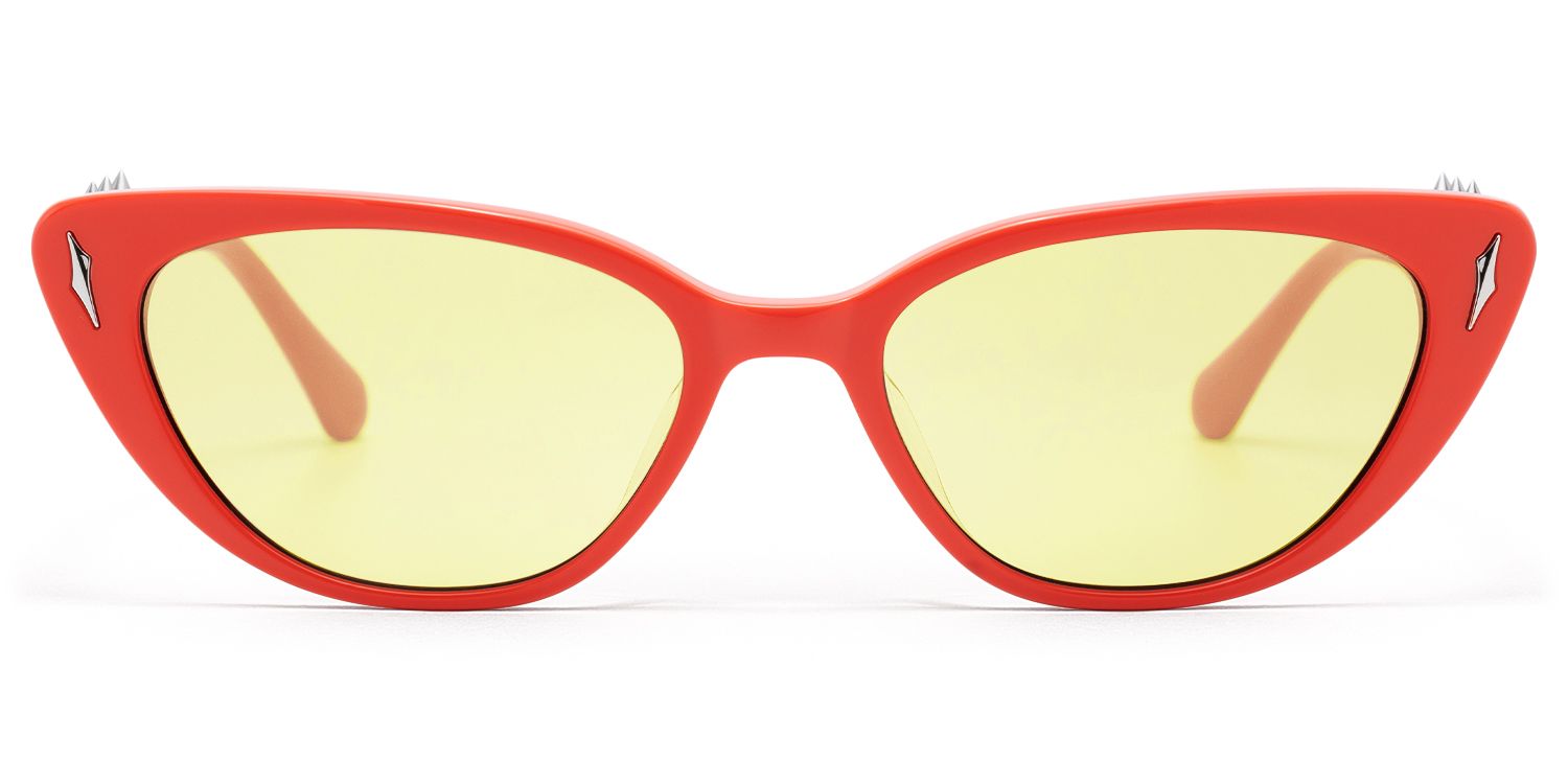 As If - Cat Eye Red Sunglasses | Vooglam Product Details 1