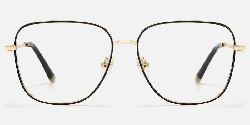 Karma - Square Black Eyeglasses