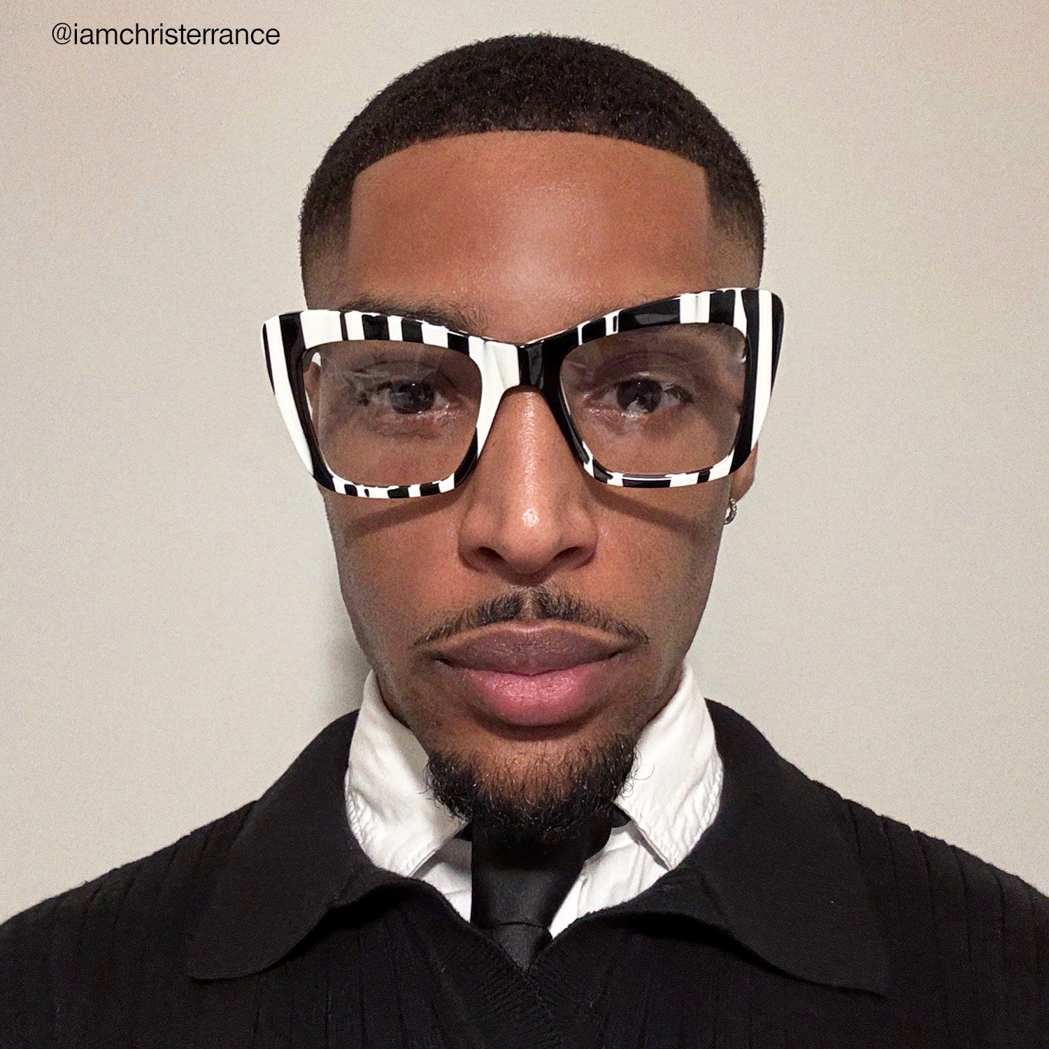 Dewanna - Rectangle Black/White Eyeglasses