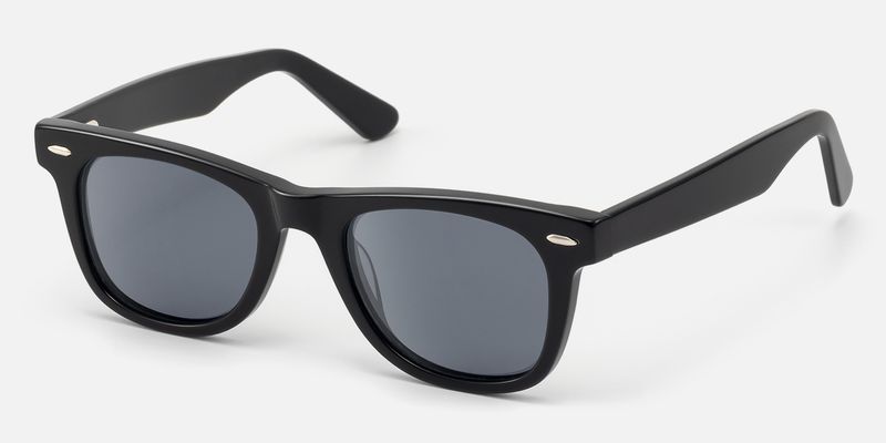 Urban - Rectangle Black Sunglasses by Vooglam