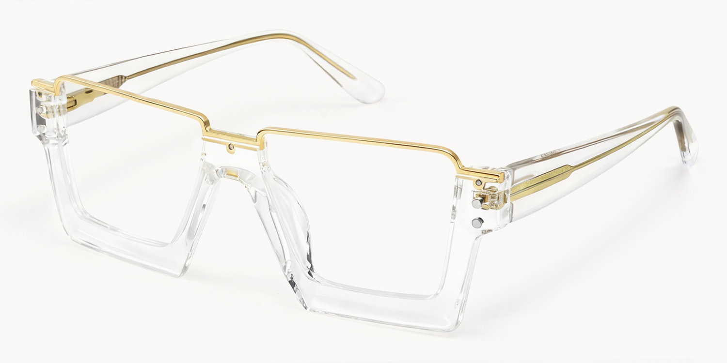 Dardhan - Rectangle Crystal Eyeglasses