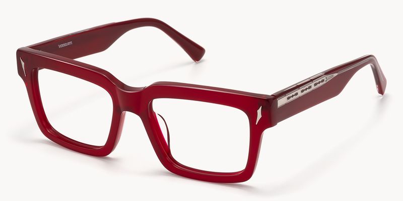 Razor - Rectangle Red Eyeglasses