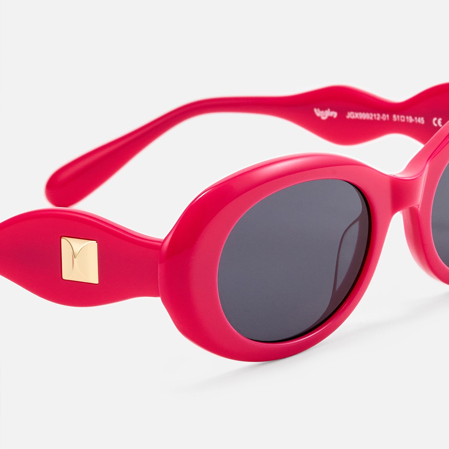 Royale - Oval Pink Sunglasses product detail 4
