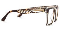 Fenicia - Square Tortoise Eyeglasses | Vooglam