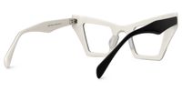 Deance - Cat Eye Black Eyeglasses | Vooglam Side View