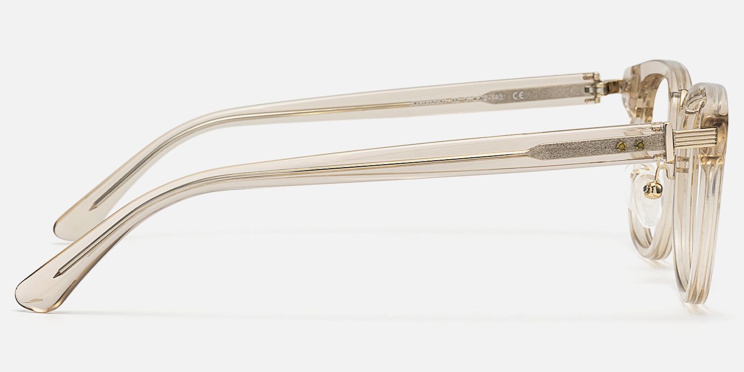 Silenzio - Square Champagne Eyeglasses product detail 3