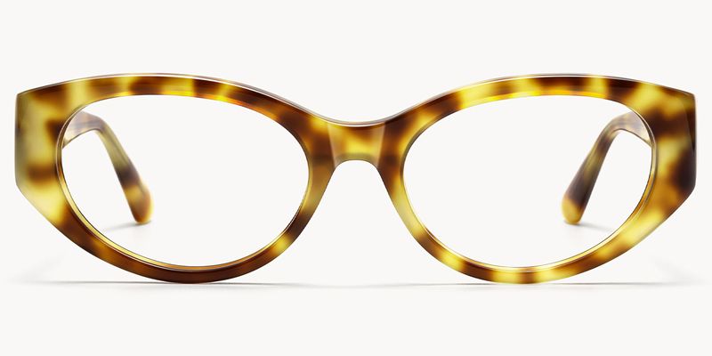 Drizzle - Oval Tortoise Eyeglasses