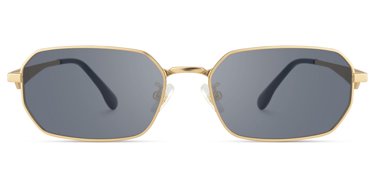 Aether - Geometric Gold Sunglasses - 1