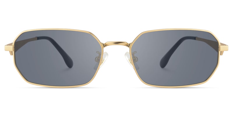 Aether - Geometric Gold Sunglasses