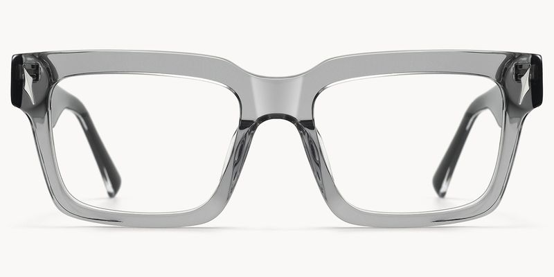Razor - Rectangle Silver Eyeglasses