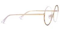 Manley - Stylish Round Multicolor Semi-Rim Glasses | Vooglam 