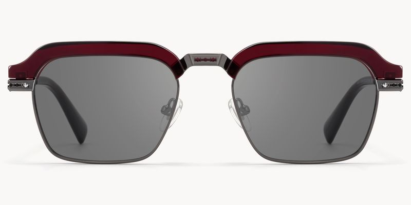 Archive - Rectangle Red Sunglasses