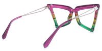 Elihu - Butterfly Multicolor Eyeglasses | Vooglam Side View