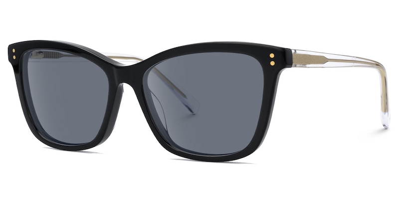 Lalage - Butterfly Black Sunglasses