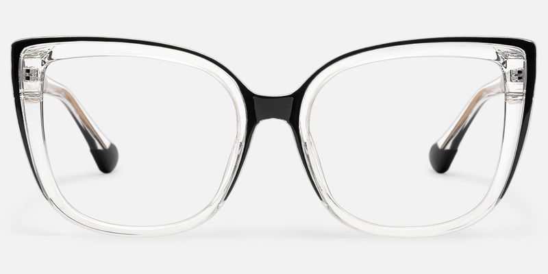 Darena - Cat Eye Black/Crystal Eyeglasses