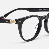 Vintel - Rectangle Black Eyeglasses | Vooglam Design Details