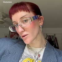 Gagenia - Rectangle Silver Eyeglasses - 8