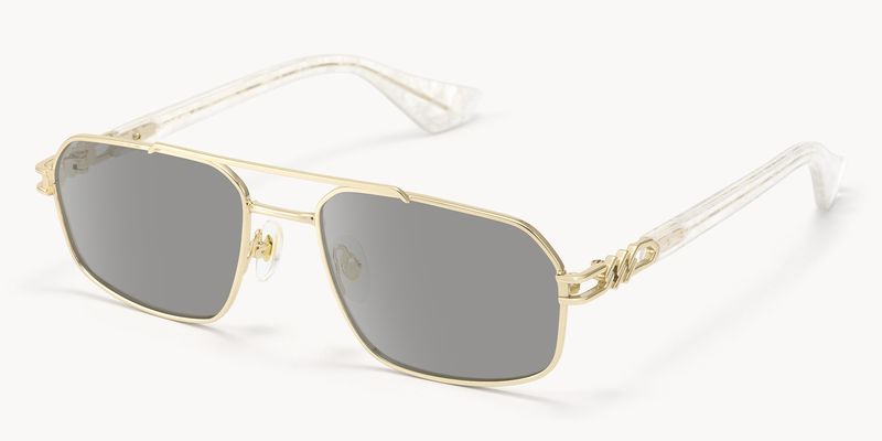 Lacey - Aviator Gold Sunglasses