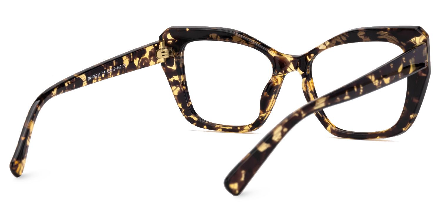 Faustyn - Cat Eye Brown/Tortoise Eyeglasses product detail 3