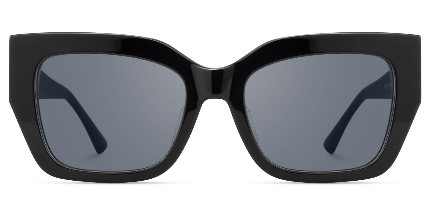 Sable - Square Black Sunglasses - 1