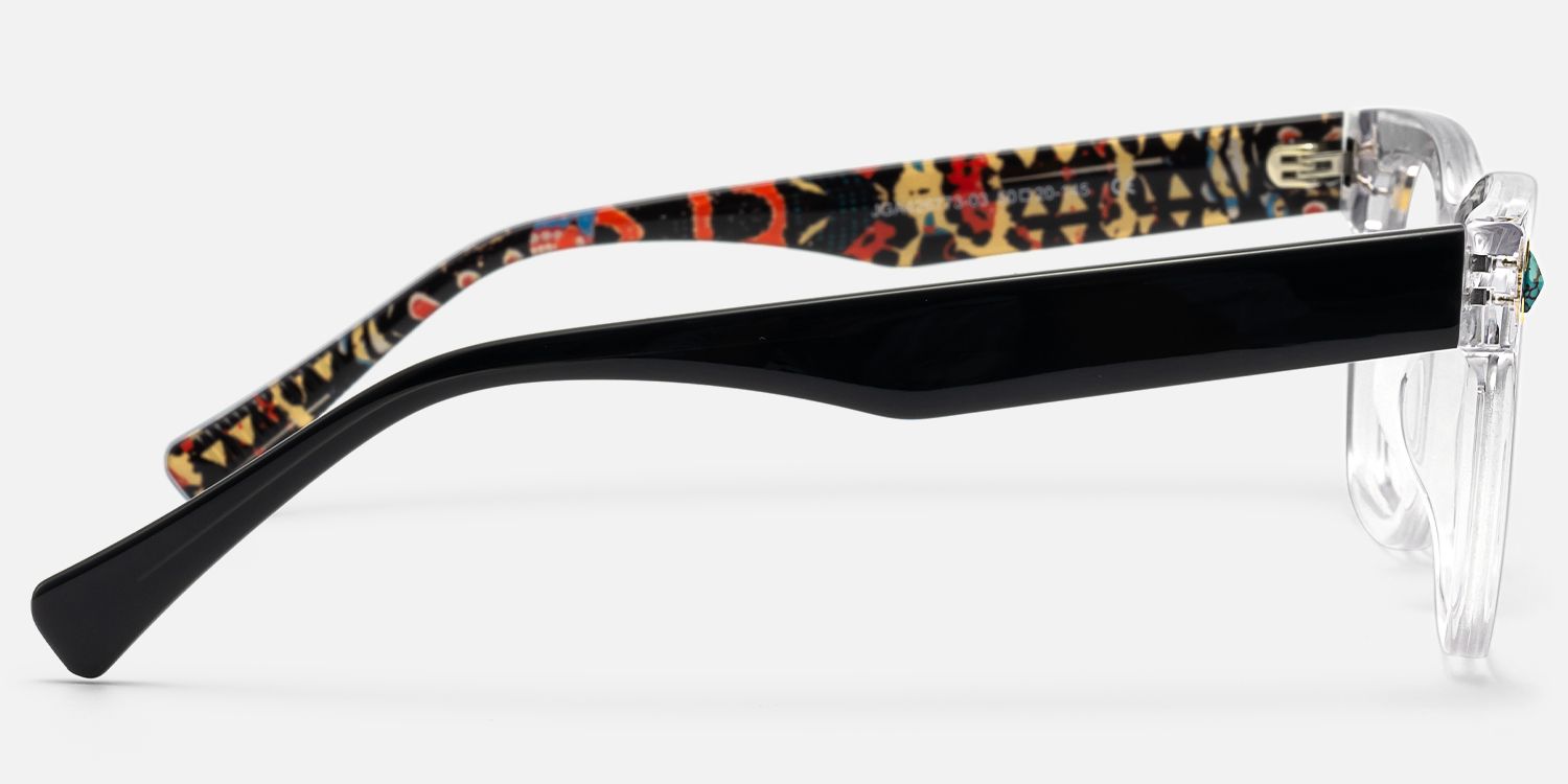 Adinkra - Square Transparent Eyeglasses | Vooglam