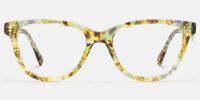 Purrfect - Cat Eye Pattern Eyeglasses | Vooglam Angle View