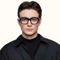 PIERCE - Square Black Eyeglasses - 2