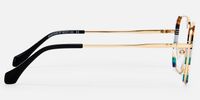 Milana - Square Multicolor Eyeglasses | Vooglam Side View