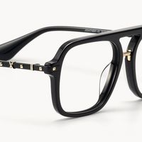 Marfa - Aviator Black Eyeglasses - 4