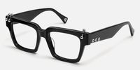 PIERCE - Square Black Eyeglasses